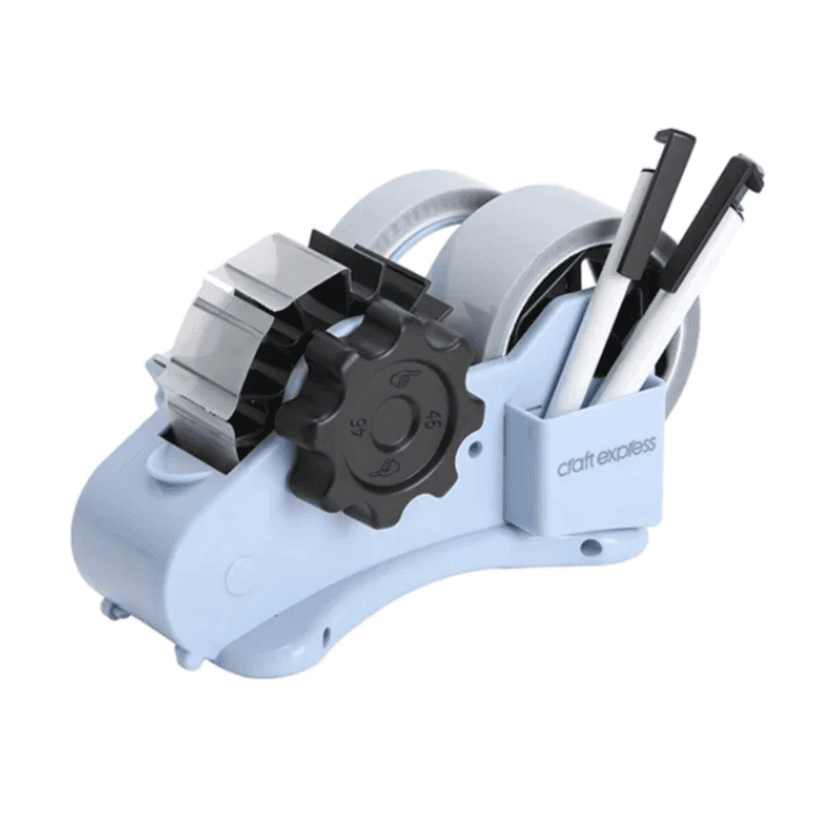 Craft Express Multi-Function Tape Dispenser – Blue