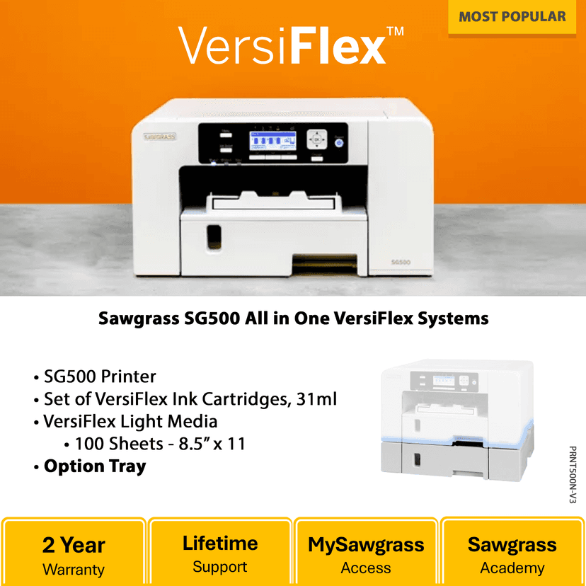 Sawgrass SG500 VersiFlex System Printer Kit with Option Tray