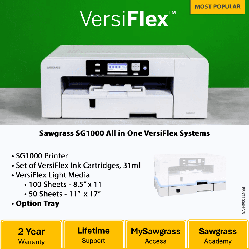 Sawgrass SG1000 VersiFlex System Printer Kit with Option Tray